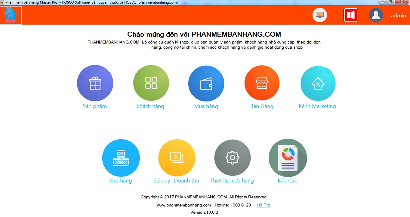 Phần mềm bán hàng Master Pro