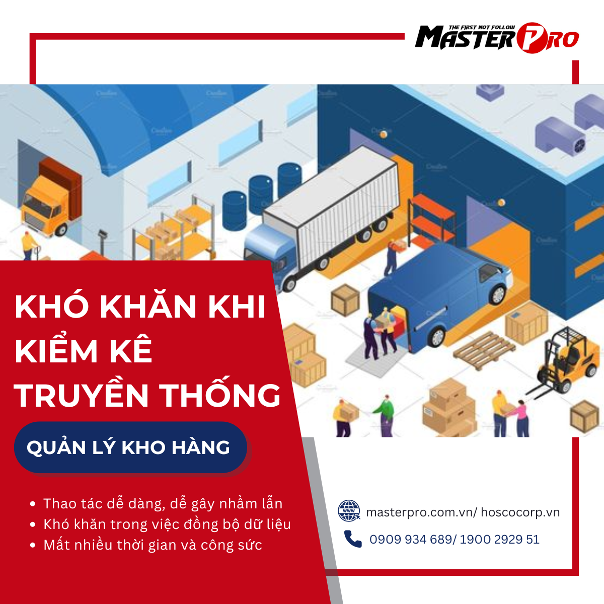 Khó khăn khi kiểm kê truyền thống trong quản lý kho hàng