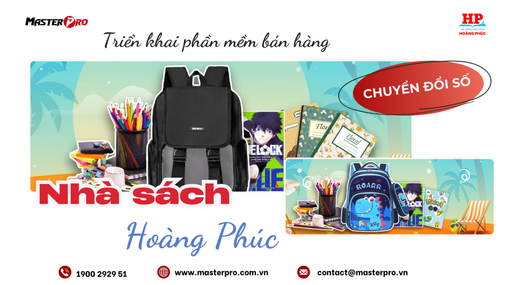 triển khai phần mềm bán hàng cho nhà sách hoàng phúc