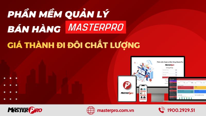 Master Pro - Một trong những phần mềm quản lý bán hàng nhà hàng tốt nhất 2024