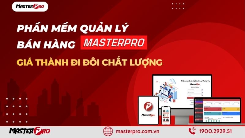 Phần Mềm Quản Lý Bán Hàng Mỹ Phẩm MasterPro