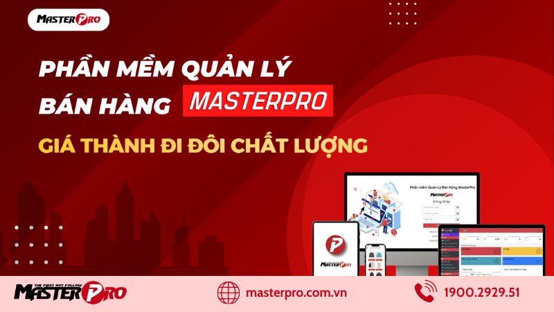 Phần mềm quản lý MasterPro