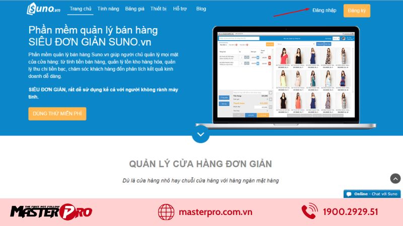 Phần mềm Quản lý bán hàng Suno