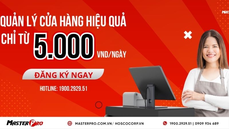 Phần mềm quản lý bán hàng và công nợ MasterPro