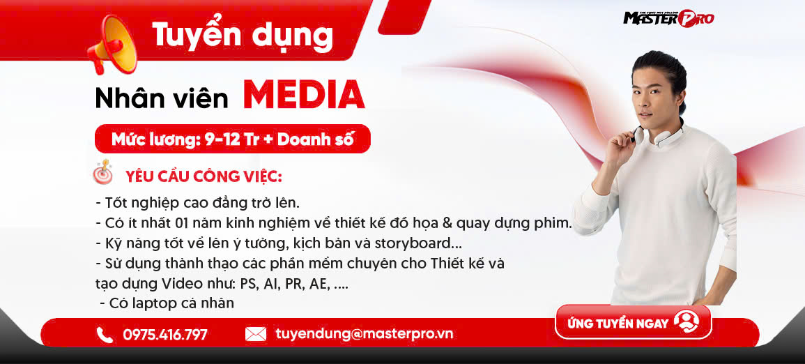 Tuyển dụng Nhân viên Media Tháng 3/2025